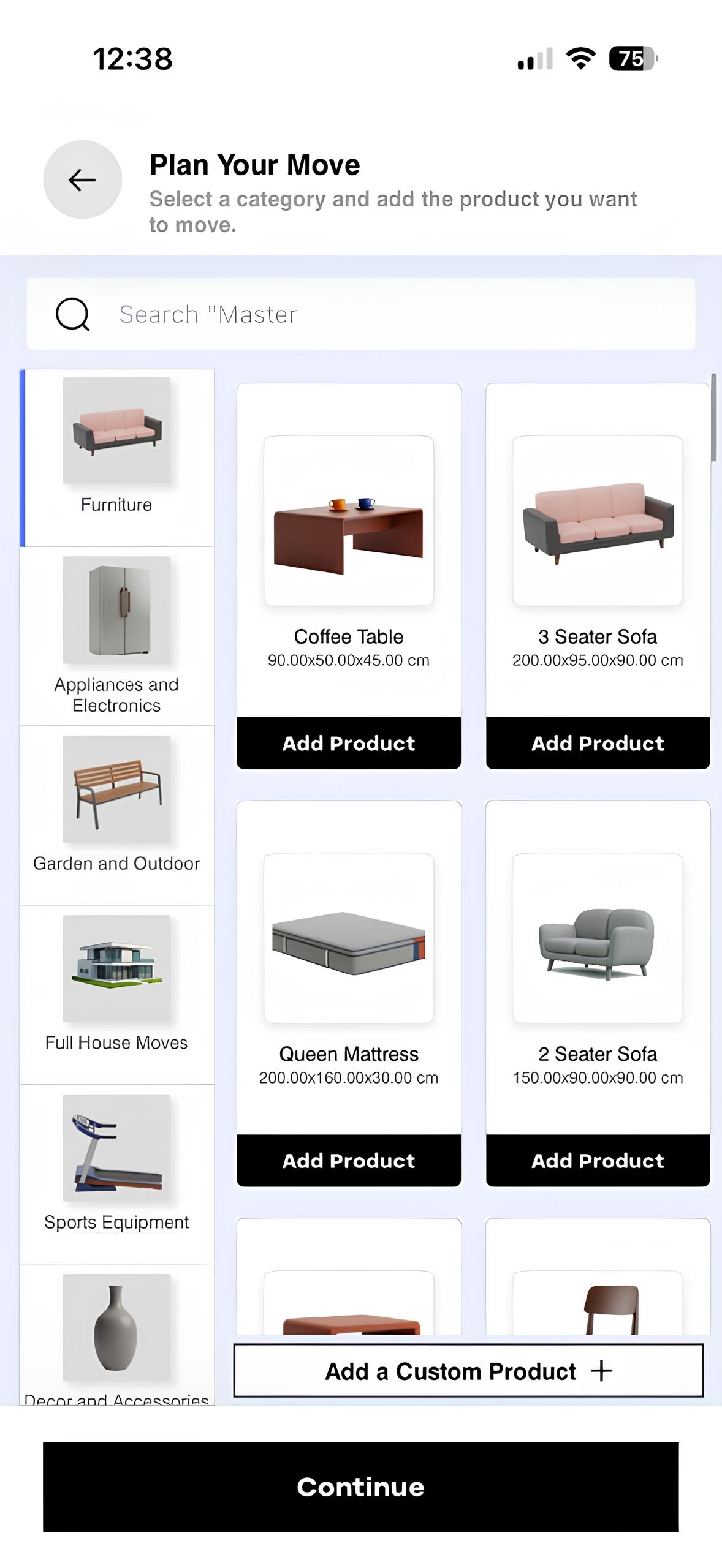 Choose your product